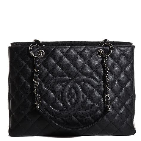 chanel tote quilted caviar|Chanel Tote Bags .